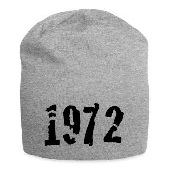 1972 - Jersey-Beanie - Grau meliert - Vorne
