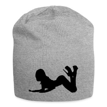 sexy - sexe - Bonnet en jersey - gris chiné - Devant