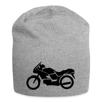 Motorrad, Motorräder - Jersey-Beanie - Grau meliert - Vorne