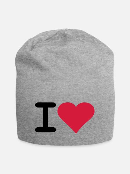 love2 - Jersey Beanie - heather grey