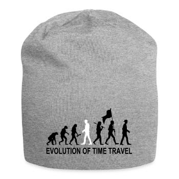 Evolution Time Travel 2C w. Text - Jersey-Beanie - Grau meliert - Vorne