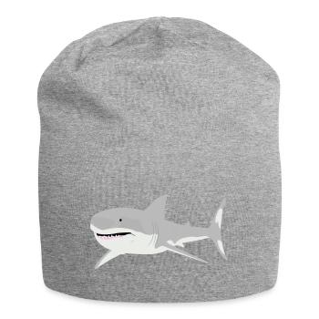 hai - Jersey-Beanie - Grau meliert - Vorne
