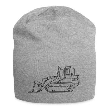 Bulldozer - Bonnet en jersey - gris chiné - Devant