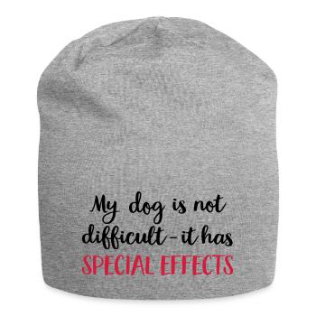 dog - Jersey-Beanie - Grau meliert - Vorne