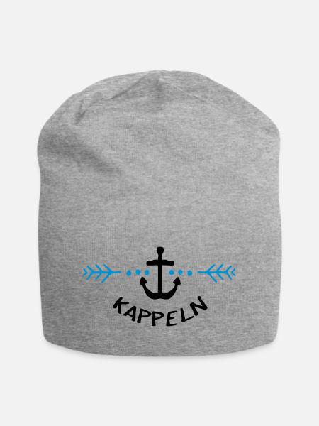 Heimat Hafen Kappeln - Jersey-Beanie - Grau meliert