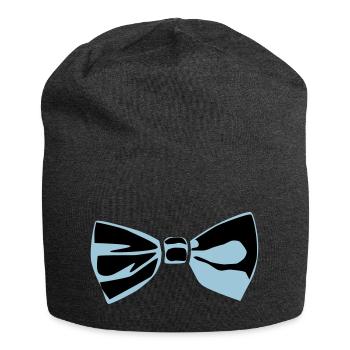 Fliege - Jersey-Beanie - Anthrazit - Vorne