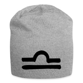 libra zodiac - Jersey-Beanie - Grau meliert - Vorne