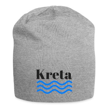 Crete shaft - Jersey Beanie - heather grey - Front