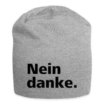 No thank you. - Jersey Beanie - heather grey - Front