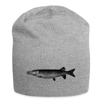 fish111 - Jersey Beanie - heather grey - Front