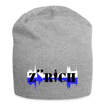 zürich - Bonnet en jersey - gris chiné - Devant