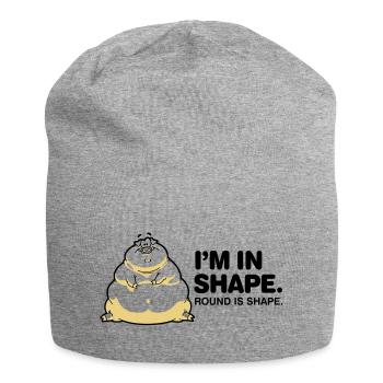 I m in great shape. Circular is also a form. - Jersey Beanie - heather grey - Front