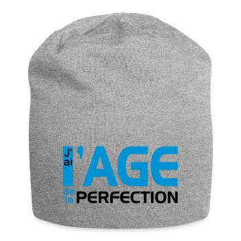 L'Age de la Perfection (2c) - Jersey-Beanie - Grau meliert - Vorne