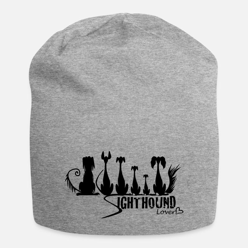 sighthound_lover - Bonnet en jersey - gris chiné