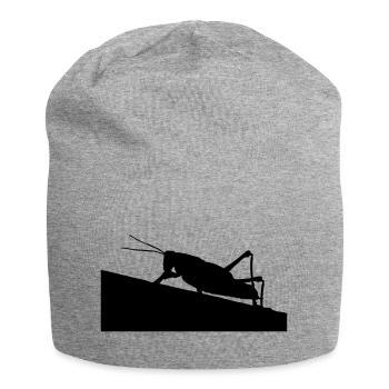 Sauterelles - Bonnet en jersey - gris chiné - Devant