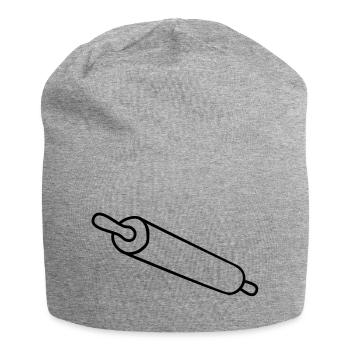 rolling_pin - Jersey-Beanie - Grau meliert - Vorne