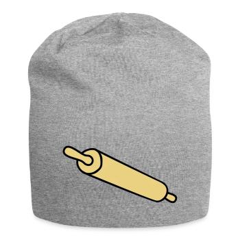rolling_pin - Jersey-Beanie - Grau meliert - Vorne
