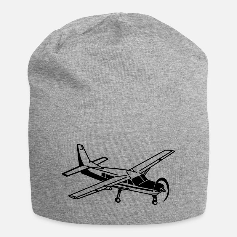 Cessna C208 - Jersey-Beanie - Grau meliert