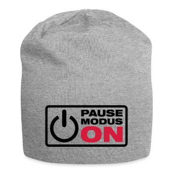 mode Pause ON - Bonnet en jersey - gris chiné - Devant