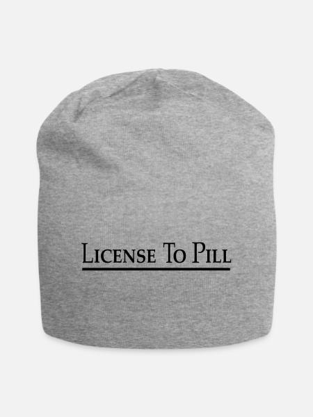 Arzt - Jersey-Beanie - Grau meliert
