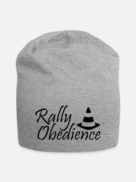 Rally Obedience - Jersey-Beanie - Grau meliert