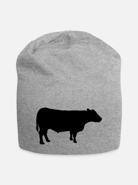 Beef - Jersey-Beanie - Grau meliert