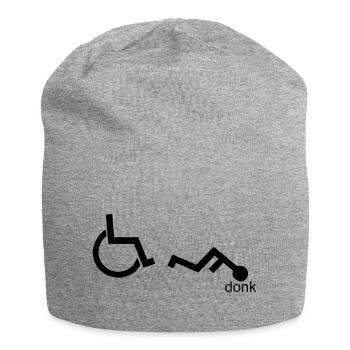 donk - Jersey Beanie - heather grey - Front