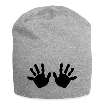 Hands - Jersey Beanie - heather grey - Front