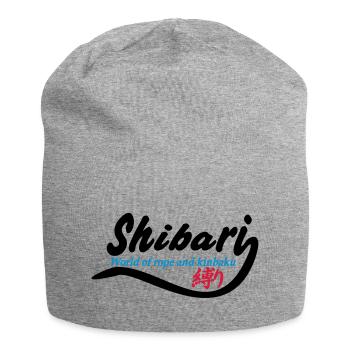 Shibari World 1 3-farbig - Jersey-Beanie - Grau meliert - Vorne