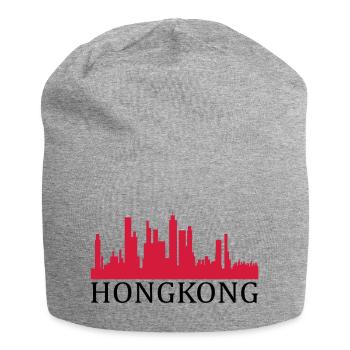 hongkong - Jersey-Beanie - Grau meliert - Vorne