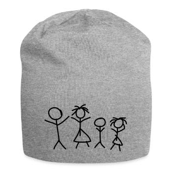 Family - Jersey Beanie - heather grey - Front