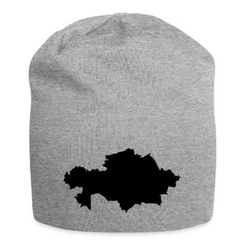 Kasachstan - Jersey-Beanie - Grau meliert - Vorne