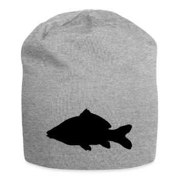 Karpfen - Jersey-Beanie - Grau meliert - Vorne