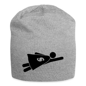 Super Hero - Bonnet en jersey - gris chiné - Devant