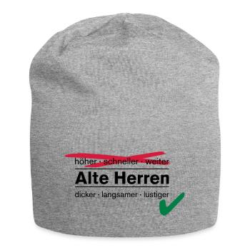 Old Men / AH - Jersey Beanie - heather grey - Front