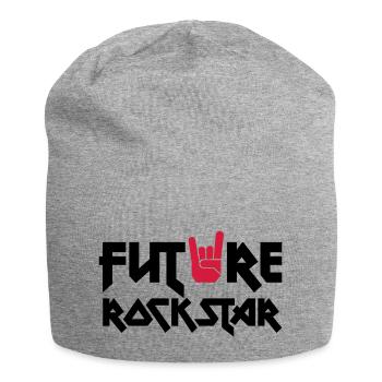 future rock star - Bonnet en jersey - gris chiné - Devant