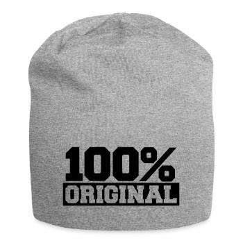 100 Percent Original - Jersey-Beanie - Grau meliert - Vorne
