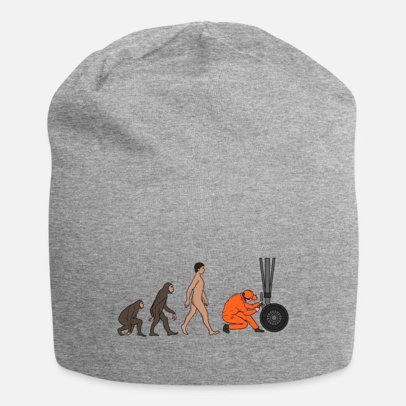 Evolution du mécanicien d'aéronef - Bonnet en jersey - gris chiné