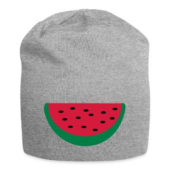 Melone - Jersey-Beanie - Grau meliert - Vorne