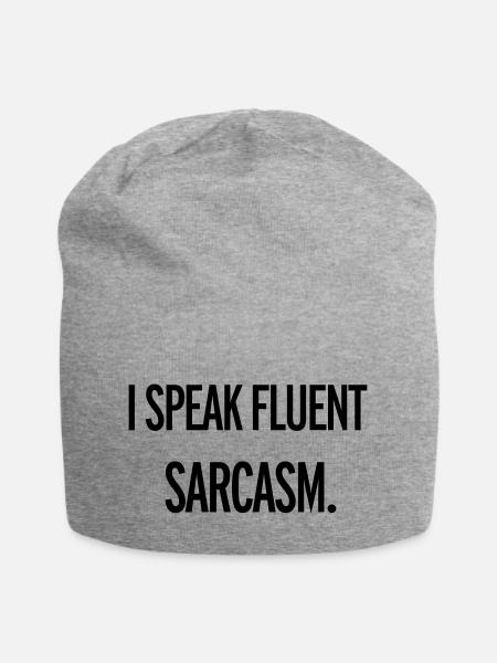 Sarcasm - Bonnet en jersey - gris chiné