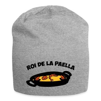 roi de la paella spécialité culinaire espagnole - Bonnet en jersey - gris chiné - Devant