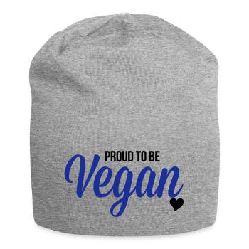 Vegan - Bonnet en jersey - gris chiné - Devant