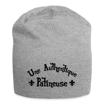 Patinage / Patineur / Patinoire / Sport / Glace - Bonnet en jersey - gris chiné - Devant