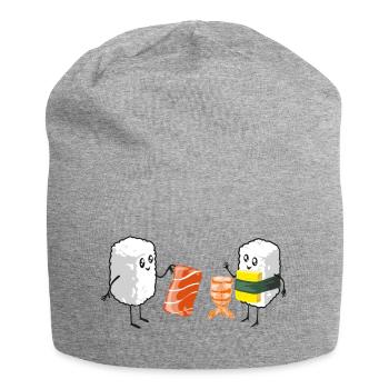 Sushi Shopping - Jersey-Beanie - Grau meliert - Vorne