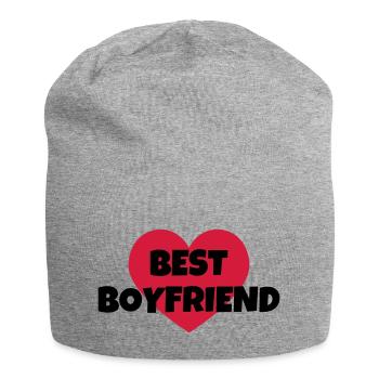 Love Girlfriend Boyfriend Liebe Amour Wedding - Jersey Beanie - heather grey - Front