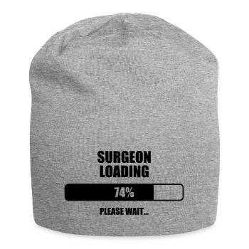 Arzt / Medizin / Chirurg / Chirurgie - Jersey-Beanie - Grau meliert - Vorne