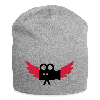 Cameraman / Camera / Video / Cadreur - Bonnet en jersey - gris chiné - Devant