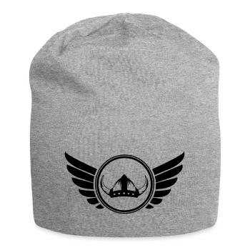 wikinger_wappen_01 - Bonnet en jersey - gris chiné - Devant
