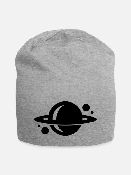planet - Jersey Beanie - heather grey