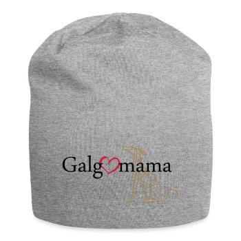 Galgomama - Jersey-Beanie - Grau meliert - Vorne